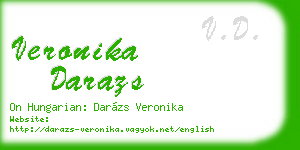 veronika darazs business card